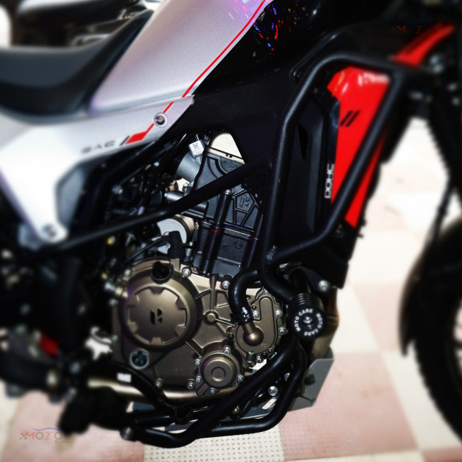 Upper Lower Crash Guard Black For Hero Xpulse 210